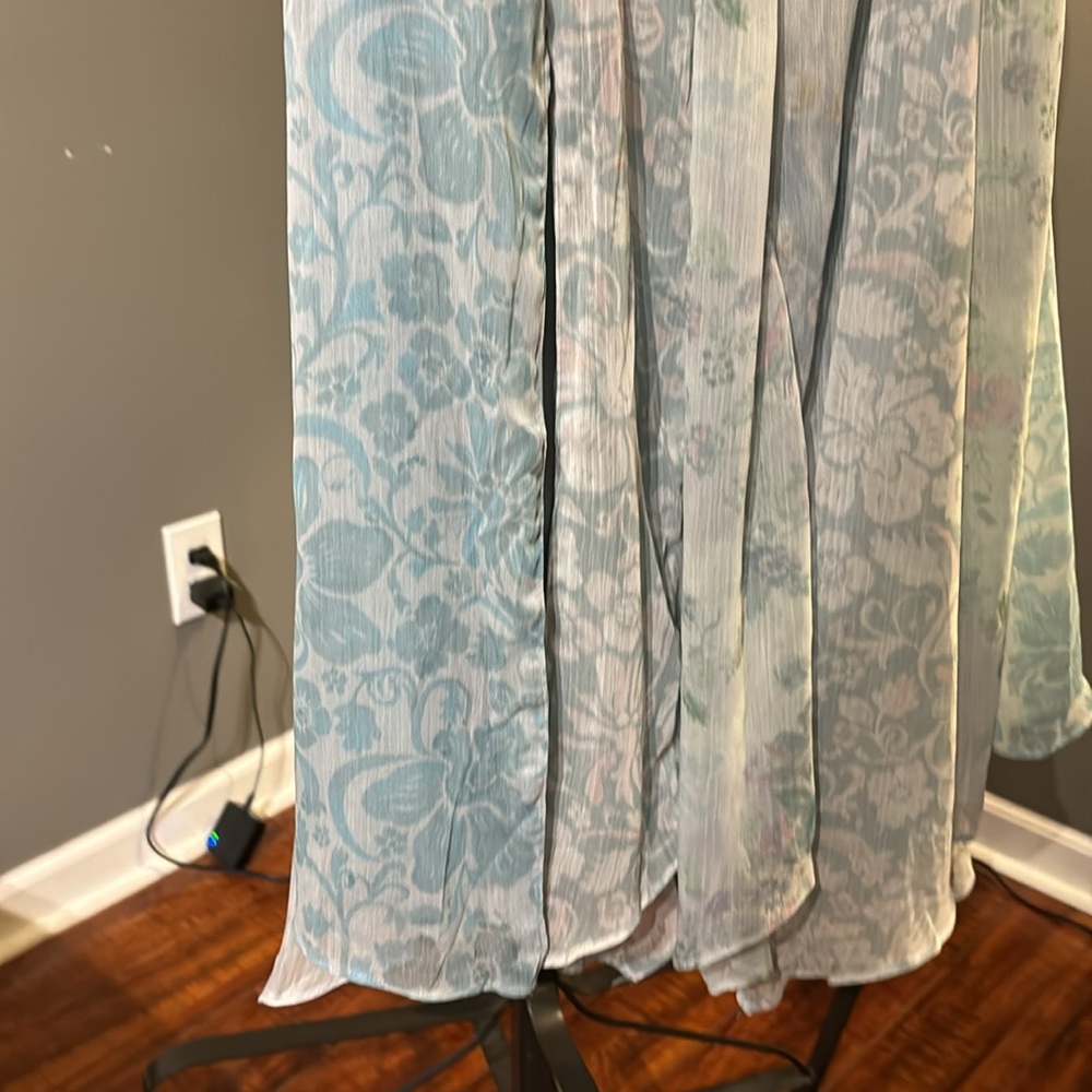 NWOT Free People Gorgeous mixed media ocean combo  heart to heart midi dress. 4 - Picture 8 of 16